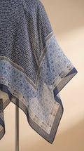 Sapphire Warisan shawl