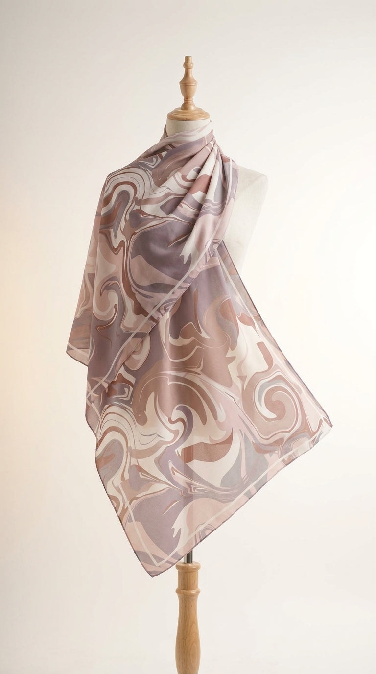 Light Blush Veil shawl